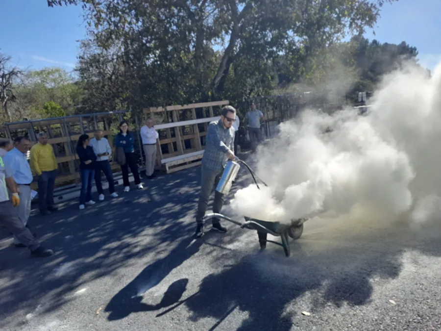 Granitaş Yangın Eğitimi ve Tatbikatı Başarıyla Gerçekleşti